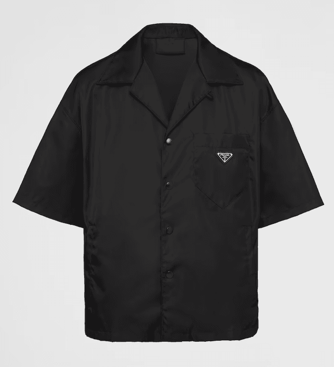 Prada Chemise courte en Re-Nylon